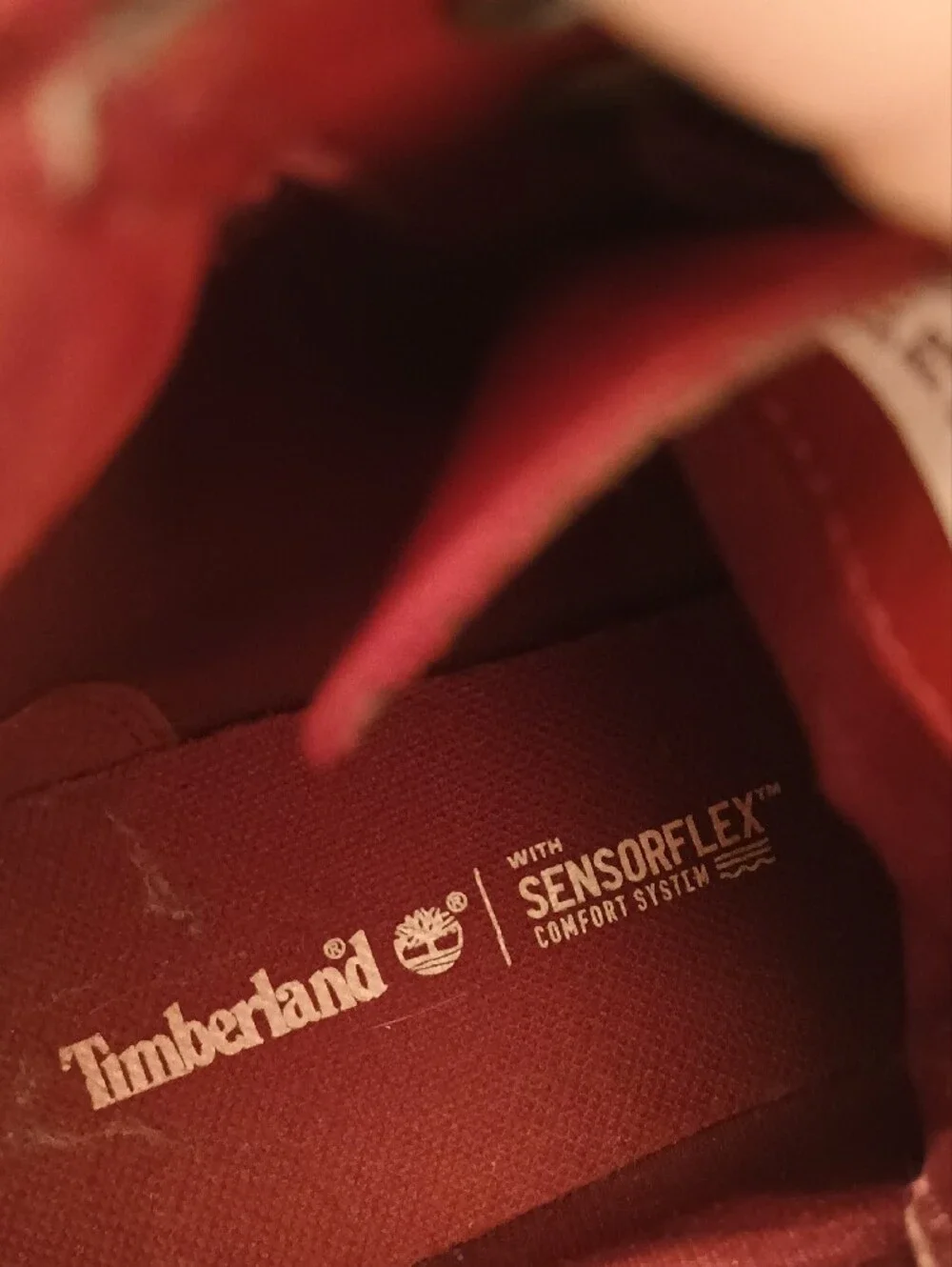 Timberland Kenniston Red Maroon Moto Lace Up Genuine Nubuck Leather Boots